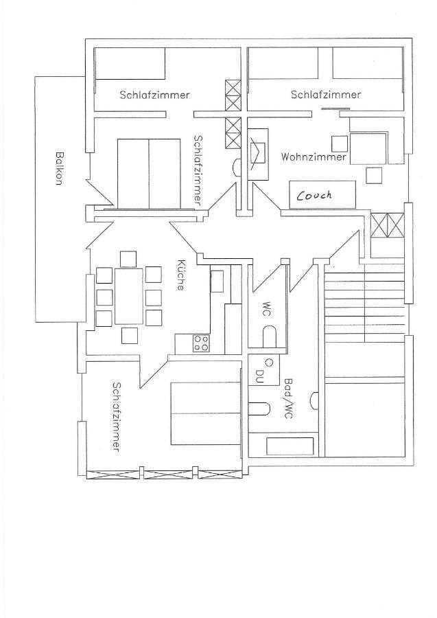 דירות שרונס Haus Bahl מראה חיצוני תמונה